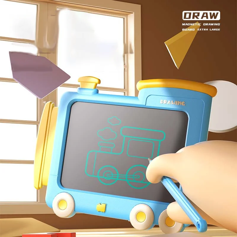 Cartoon Early Educational Toys Reusable Lcd Scribbler Writing Boards Fun Drawing for Kids