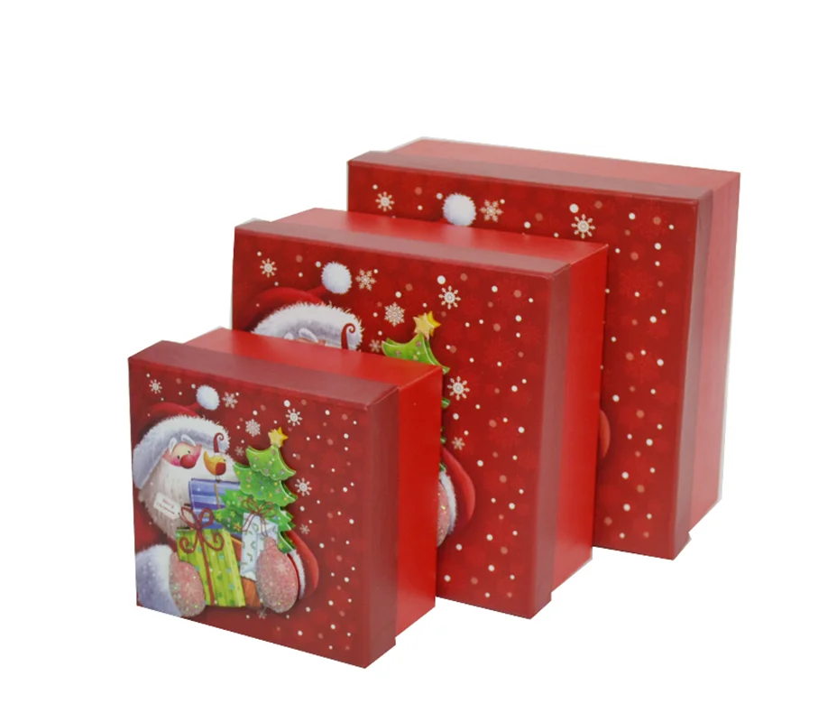 OEM Factory Custom Christmas Cardboard Cheap Gift Boxes Wholesale Sepcial Design Hardcover Box