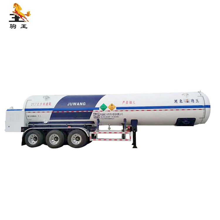 High Quality Cryogenic Liquefied Oxygen Tank Transport Semi Trailer Truck
