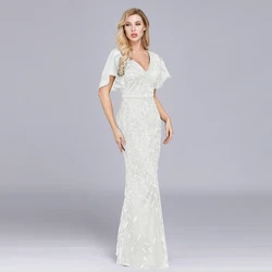 Good Quality Brand Sexy Elegant Casual Celebrity Outfits Women Slit Draped Wholesale Evening Dresses