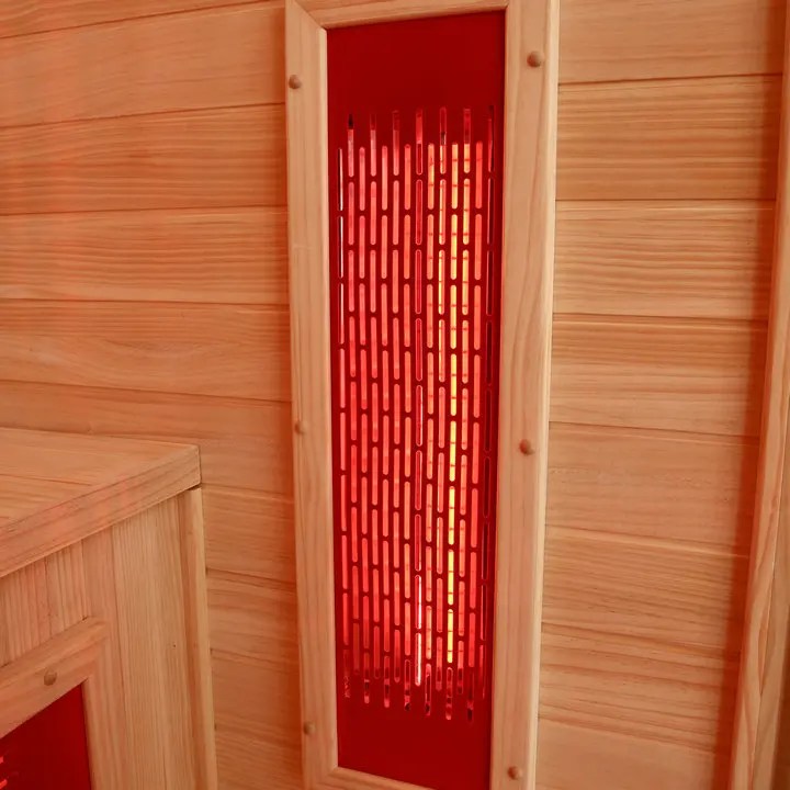 4 persons home infra spa red sauna room with infra red light