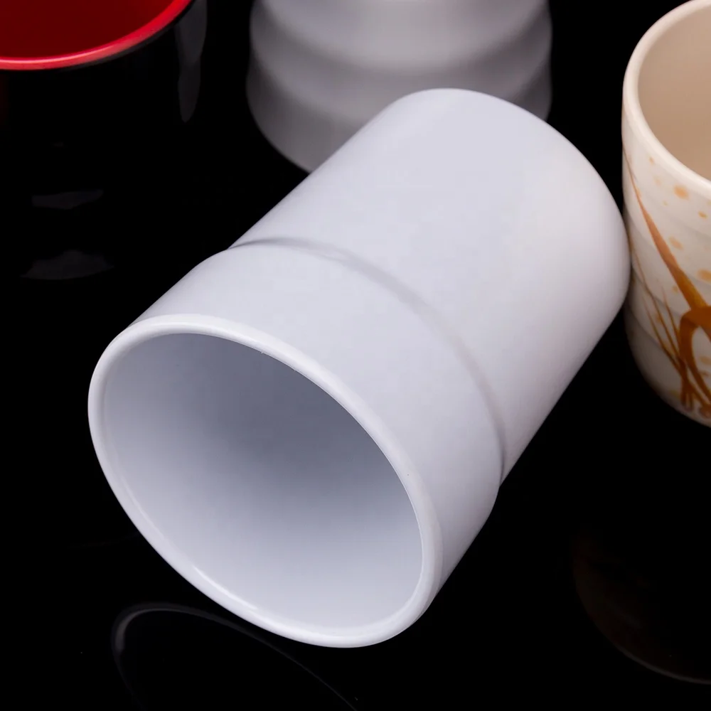 Wholesale Food Grade Unbreakable Plastic Water Cup Cheap Reusable Party Custom Melamine Beer Cups