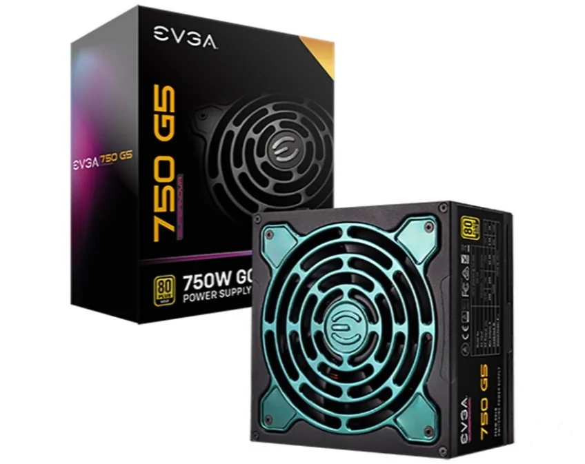 Блок питания EVGA SuperNOVA 750 G5 Gold 750 Вт с полностью модульным вентилятором FDB 220-G5-0750-X6