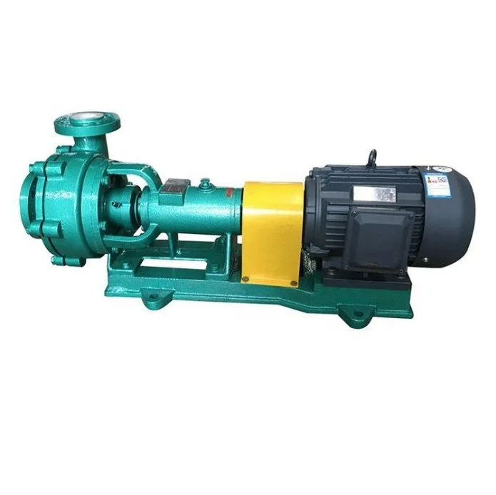 Corrosion-resistant wear-resistant horizontal single suction centrifugal chemical mortar pump