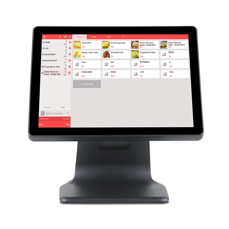 Modular Design 15 inch Cash Register Touch Screen POS Systems For Supermarket/Store/Restaurants caisse enregistreuse