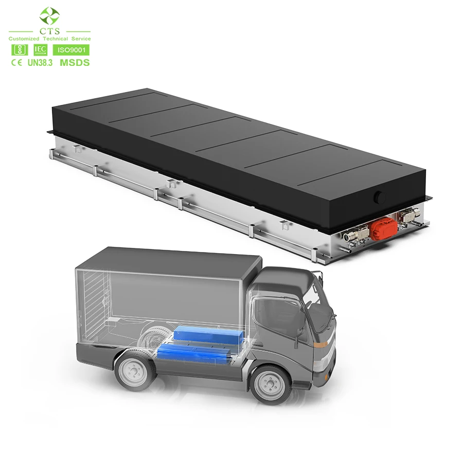 CTS standard battery packs 30kWh 60kWh electric vehicle battery 300V 600V lithium Lifepo4 EV truck batteries