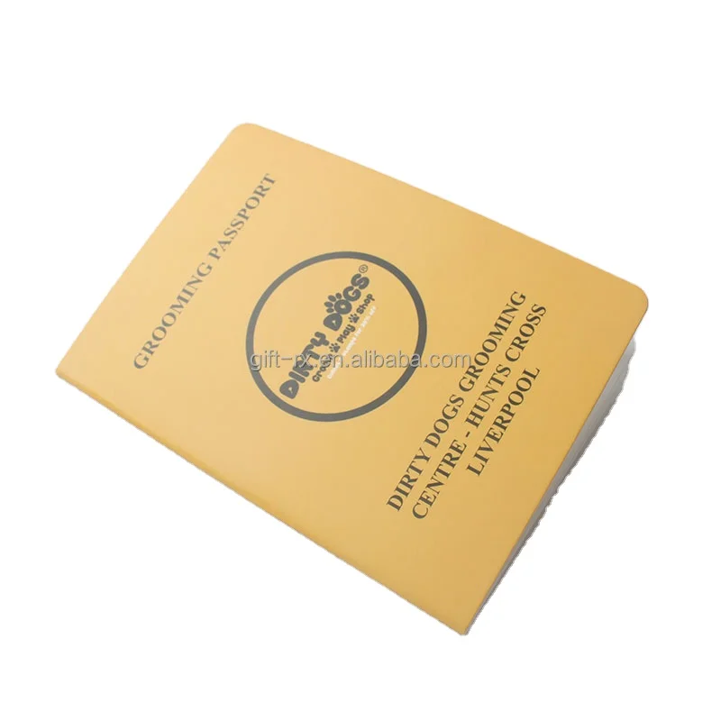 Personalized Paper Books for Passports Customizable Travel Documents