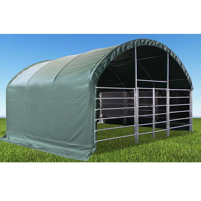 Factory Low Price Sunproof and Waterproof Animal Livestock Cattle Shelter Tent Fence Farm Control Shed