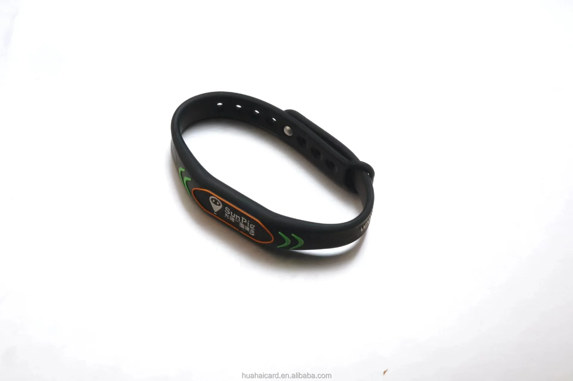 RFID Cheap colourful Custom silicone Happy Birthday letter bracelet Silicone bracelet custom printed logo bracelet