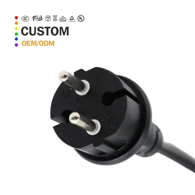 High Performance Materials Accept Customized Length Computer Powered Plug Cable
