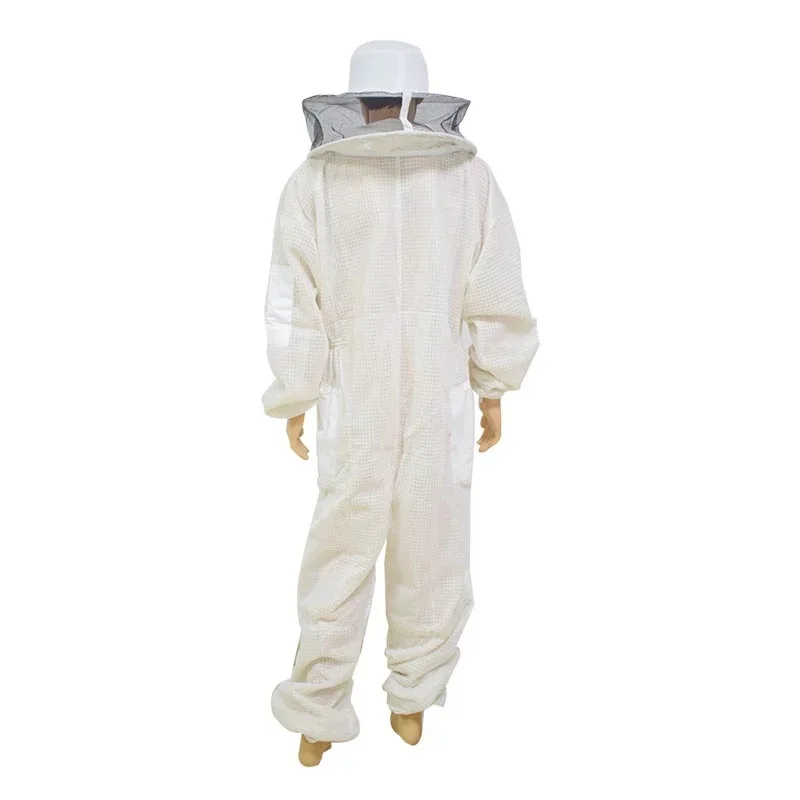 Beekeeping Bee Full Suit 3 Layer Mesh Ultra Cool Ventilated Hoodie Veil Beekeeping Protective Gear
