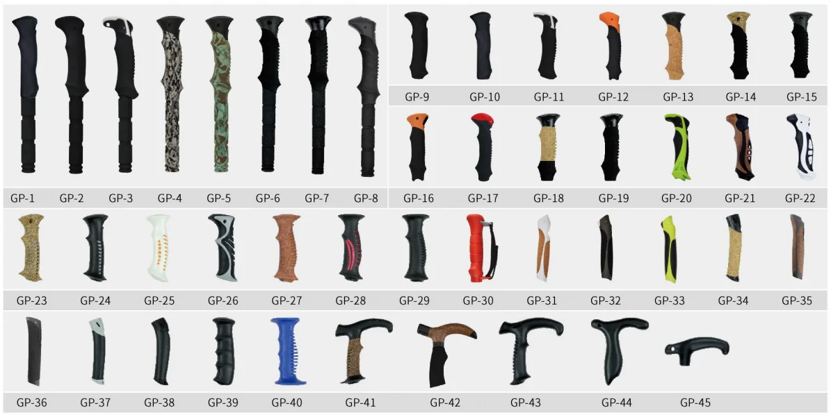 Hiking EVA Handle Carbon Alpine Ski Pole