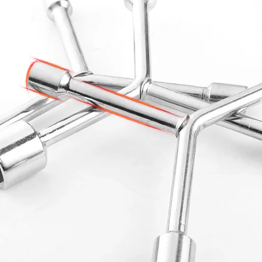 8-10-12 Bicycle Auto Repair Tool Fixed End  Y Type Spanner 3 Way Hexagonal Hex Socket Wrench