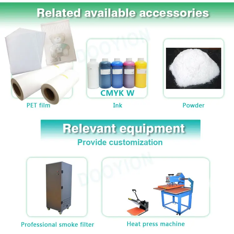 dooyion Dtf inks Water base pigment print ink for DTF printer transfer 1000ml 1L