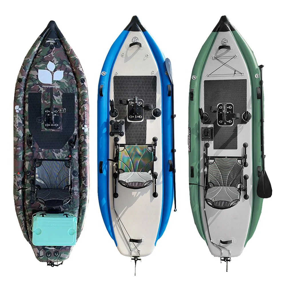 GeeTone Wholesale Professional Rowing Fishing Canoe Sit On Inflatable Fishing Kayak Manufacturers