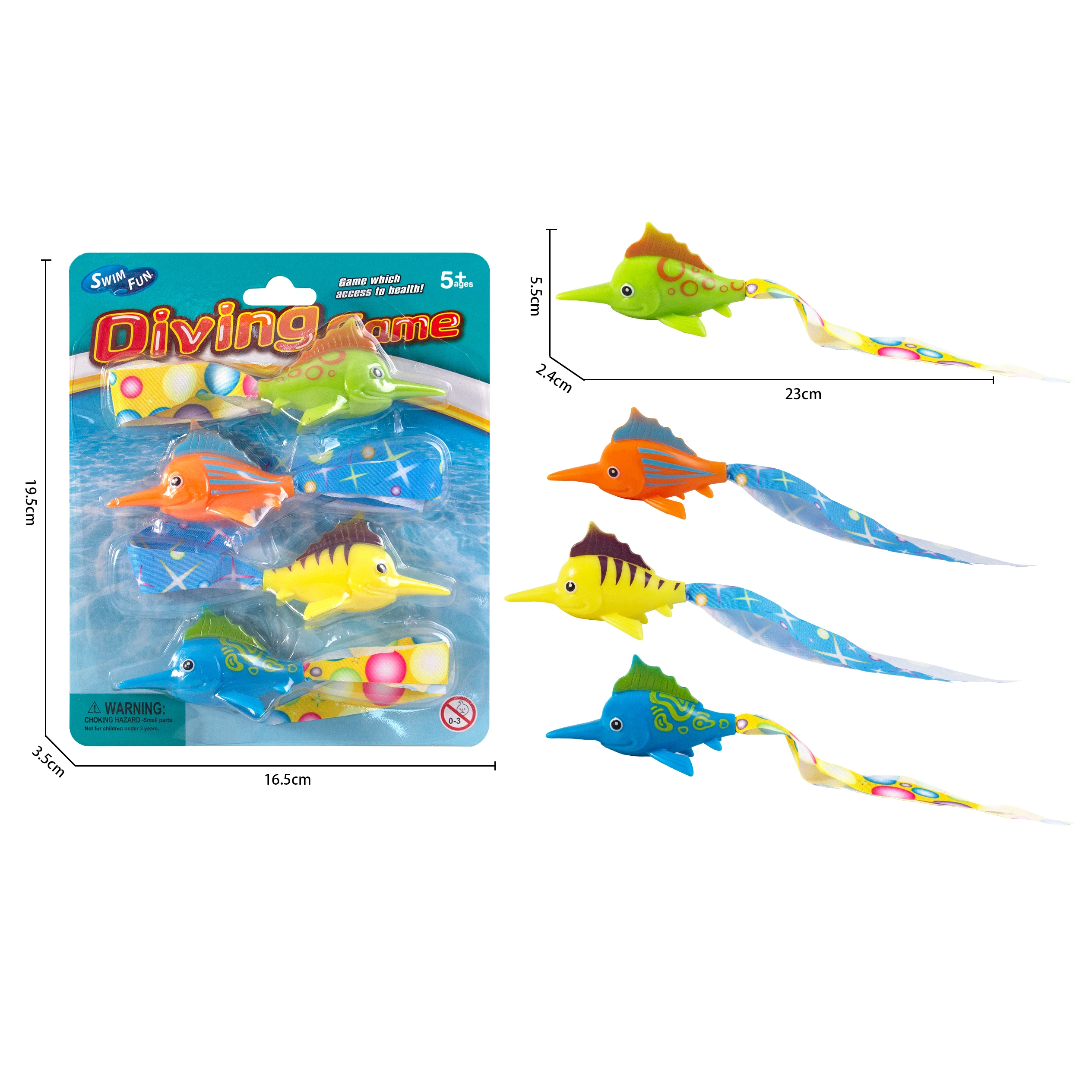 Factory Direct Kids Swim Shark Jellyfish Dive Training Pool Play Water Outdoor Underwater Interactive Summer Kids Toys