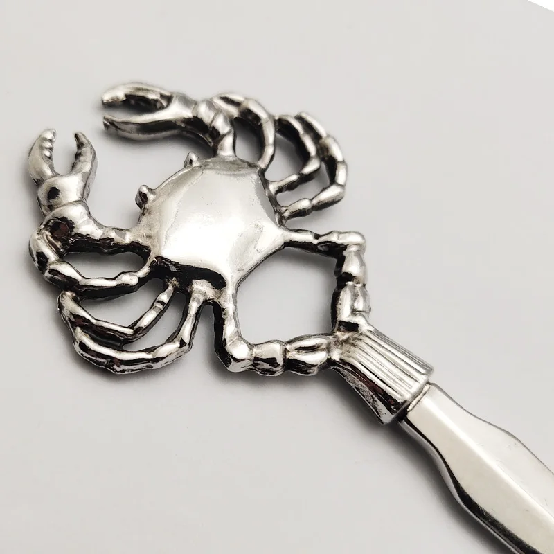 
Novelty silver metal coastal decorative crab letter opener 