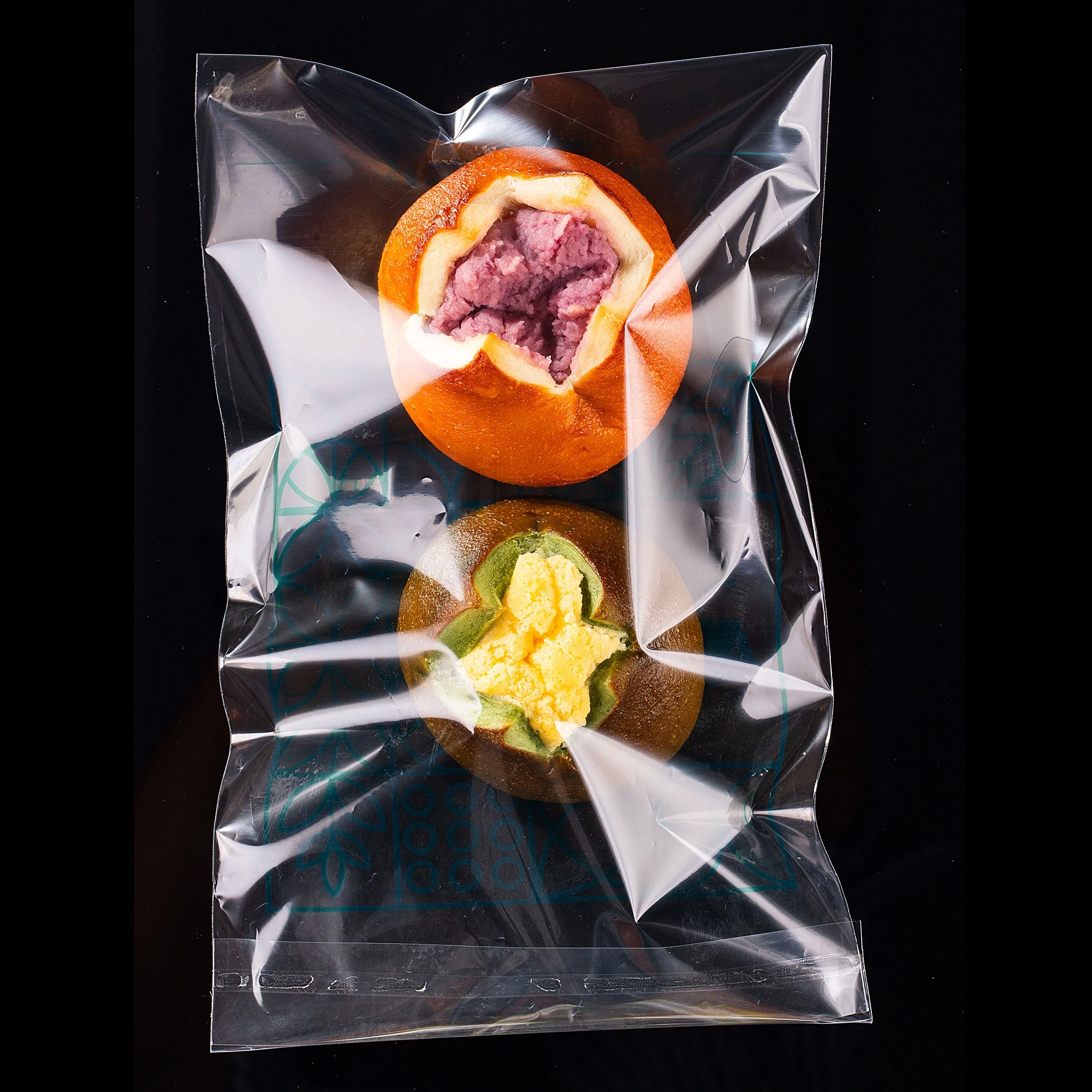 Custom Color Printing Flexible Clear Laminating Transparent PLA Packaging Film For Bread Ice Cream
