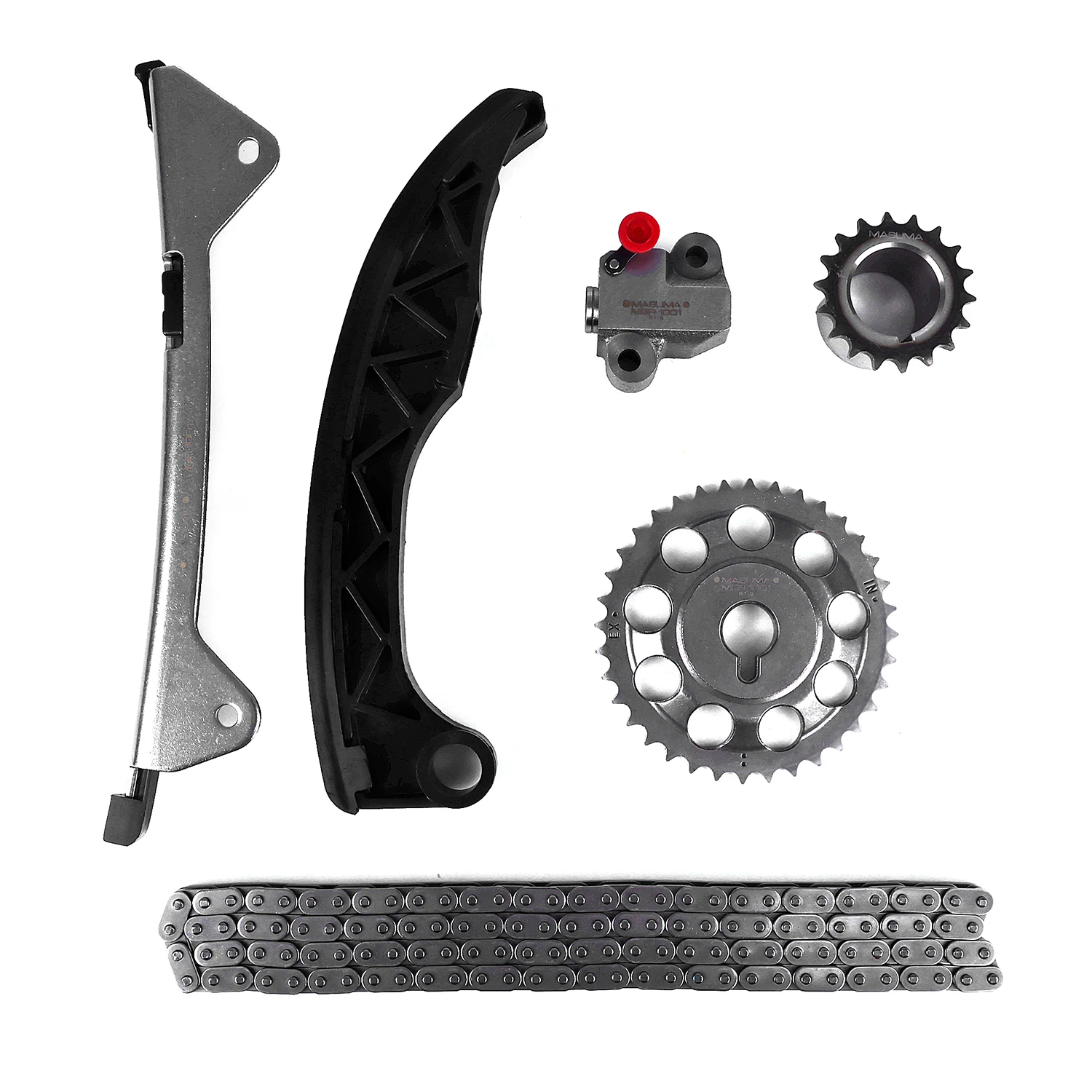 MGR-1001 Stock engine timing chain kit timing repair kit for vw audi 1.4 golf polo mk5 EA111 1.4T 03C109158 timing chain parts