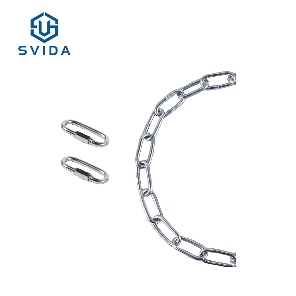 Factory Supply SS304 SS316 Stainless Steel Lifting Chain Grade 80 Anti-Rust Welded Structure For Marine