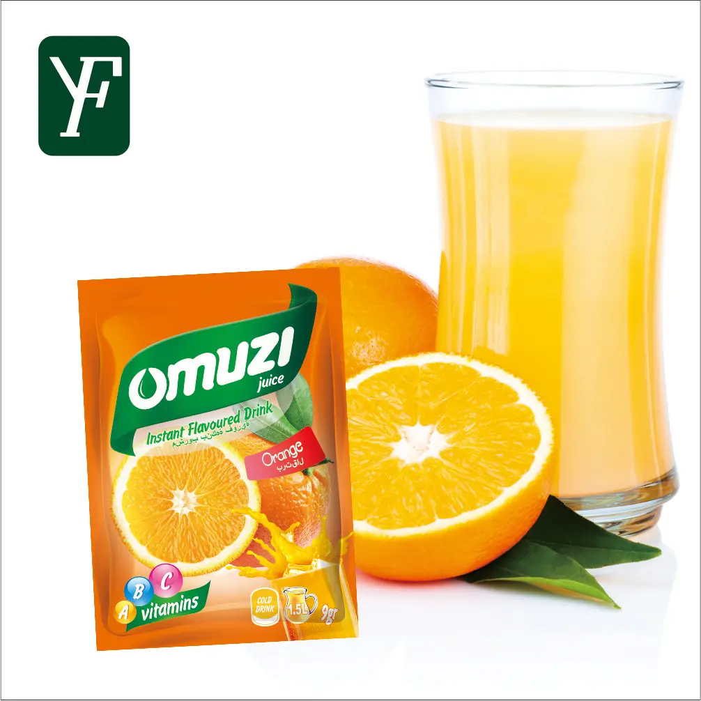 
Instant Orange 9g/sachet fruit juice dried drink powder 