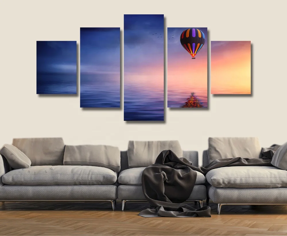 Epson Print Abstract Paintings Art Set On Canvas Modern Style