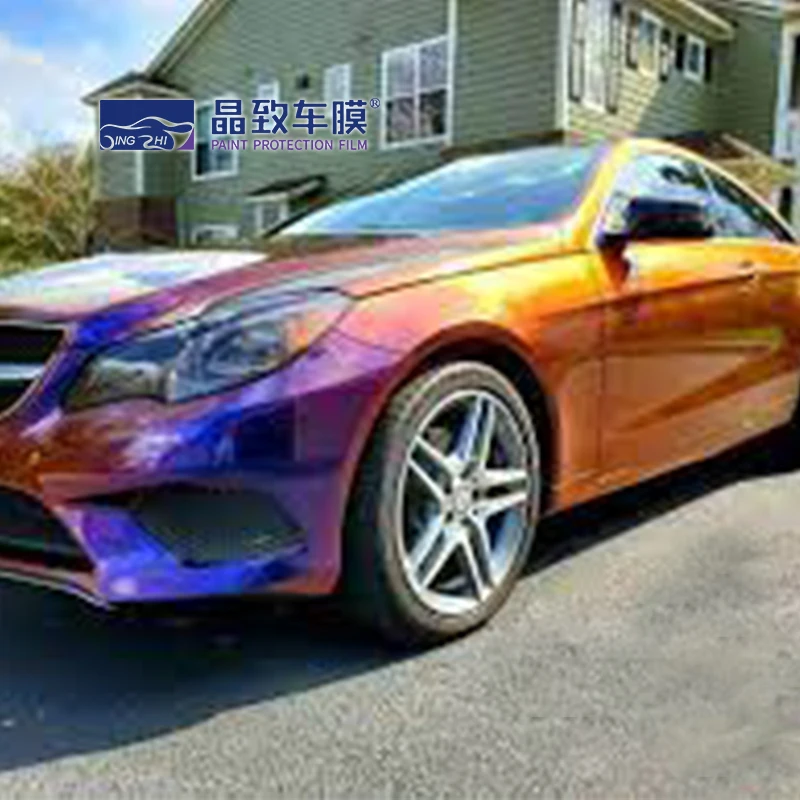 Матовая Алмазная жемчужная фиолетовая Очаровательная красная пленка для автомобиля виниловая противотуманная пленка гром