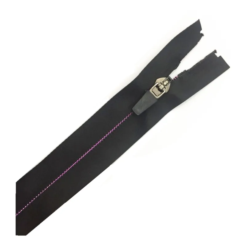 #5 reversed silver  nylon zipper