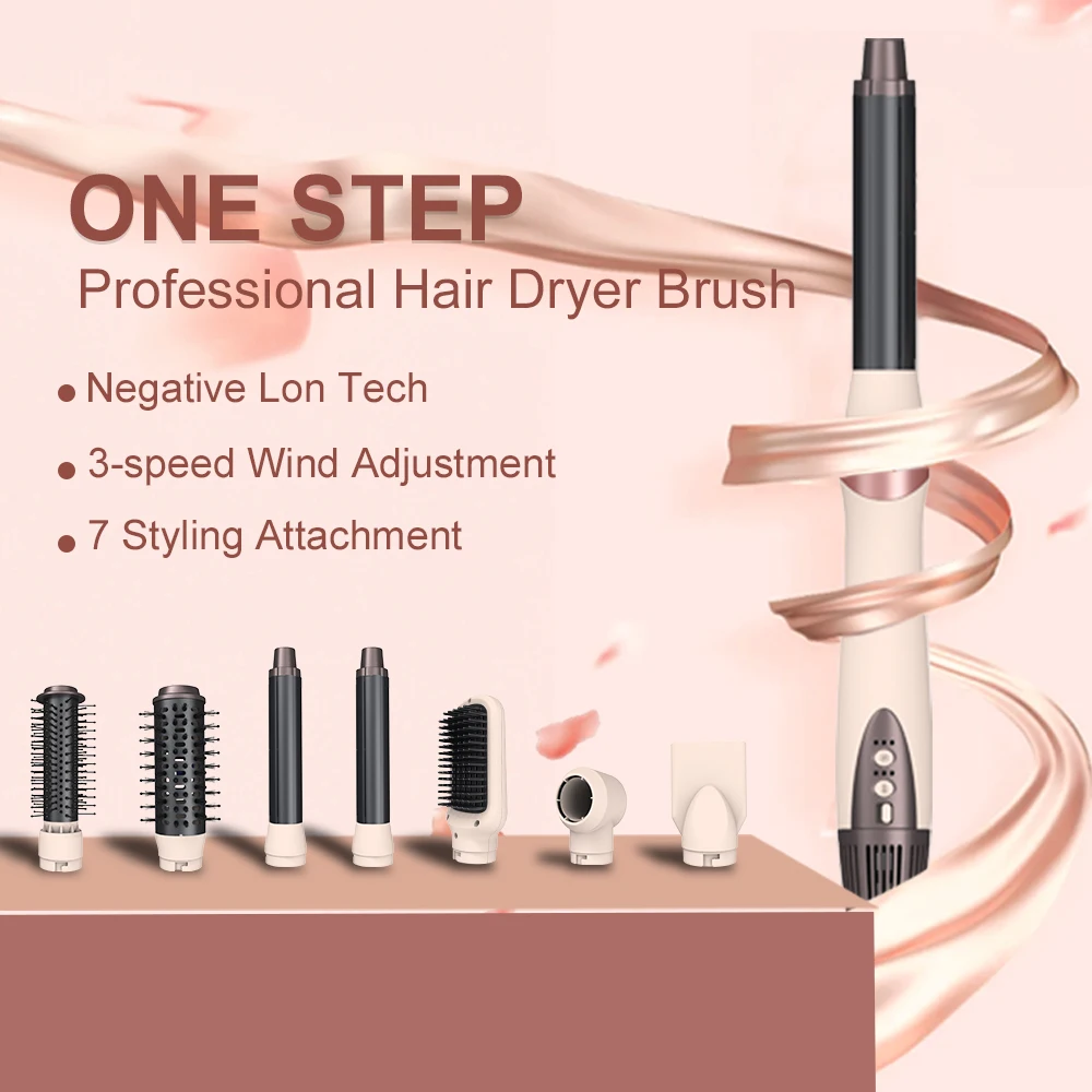 Multifunctional high speed hair dryer brush set 11000RPM  one step styling brush for different hairstyles