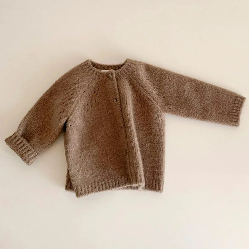 Autumn baby clothes newborn casual fleece cotton sweater jacket coat Baby unisex knitted cardigan