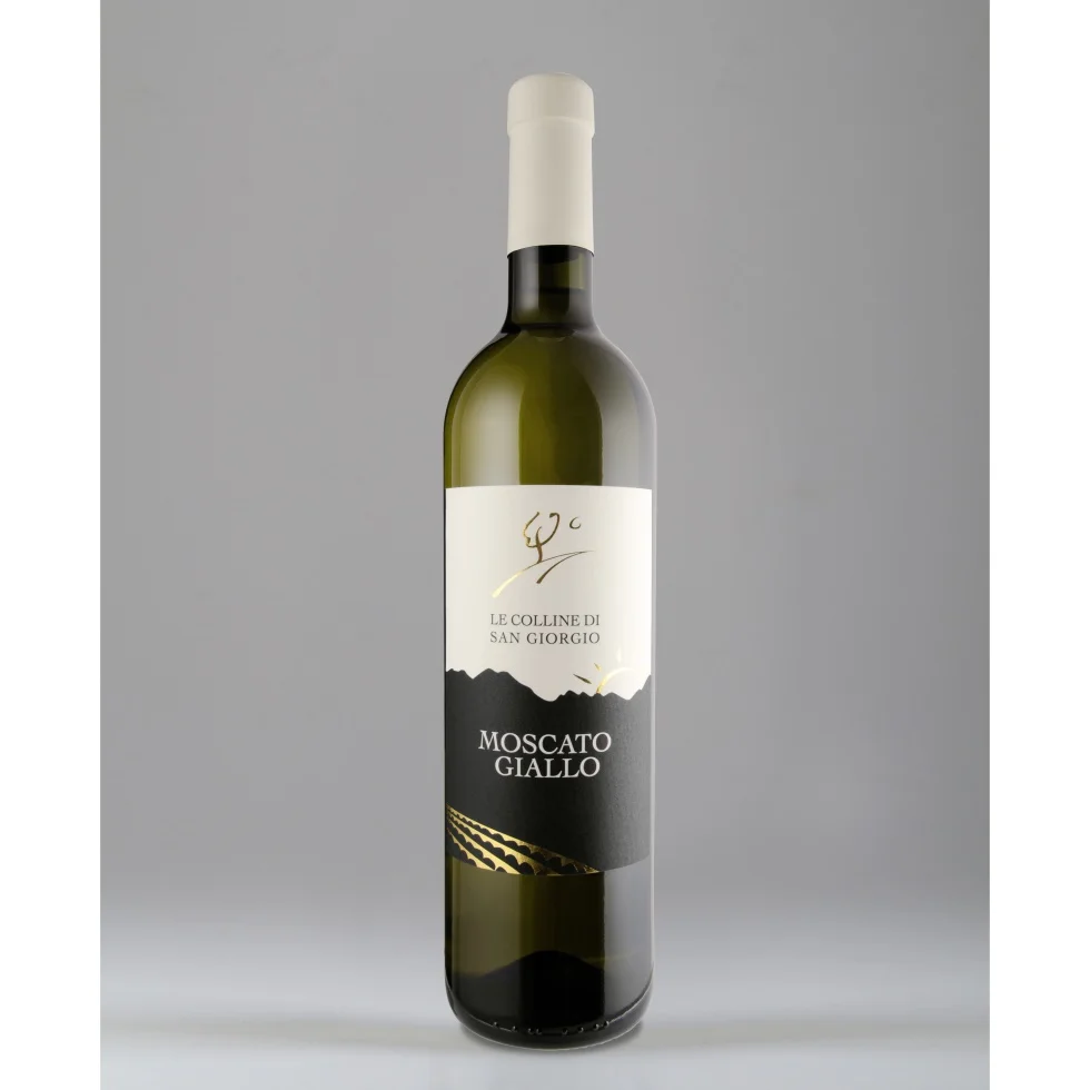 
Italian wine Yellow Muscat 75 cl bottle aromatic taste Le Colline di San Giorgio Moscato Giallo IGT 