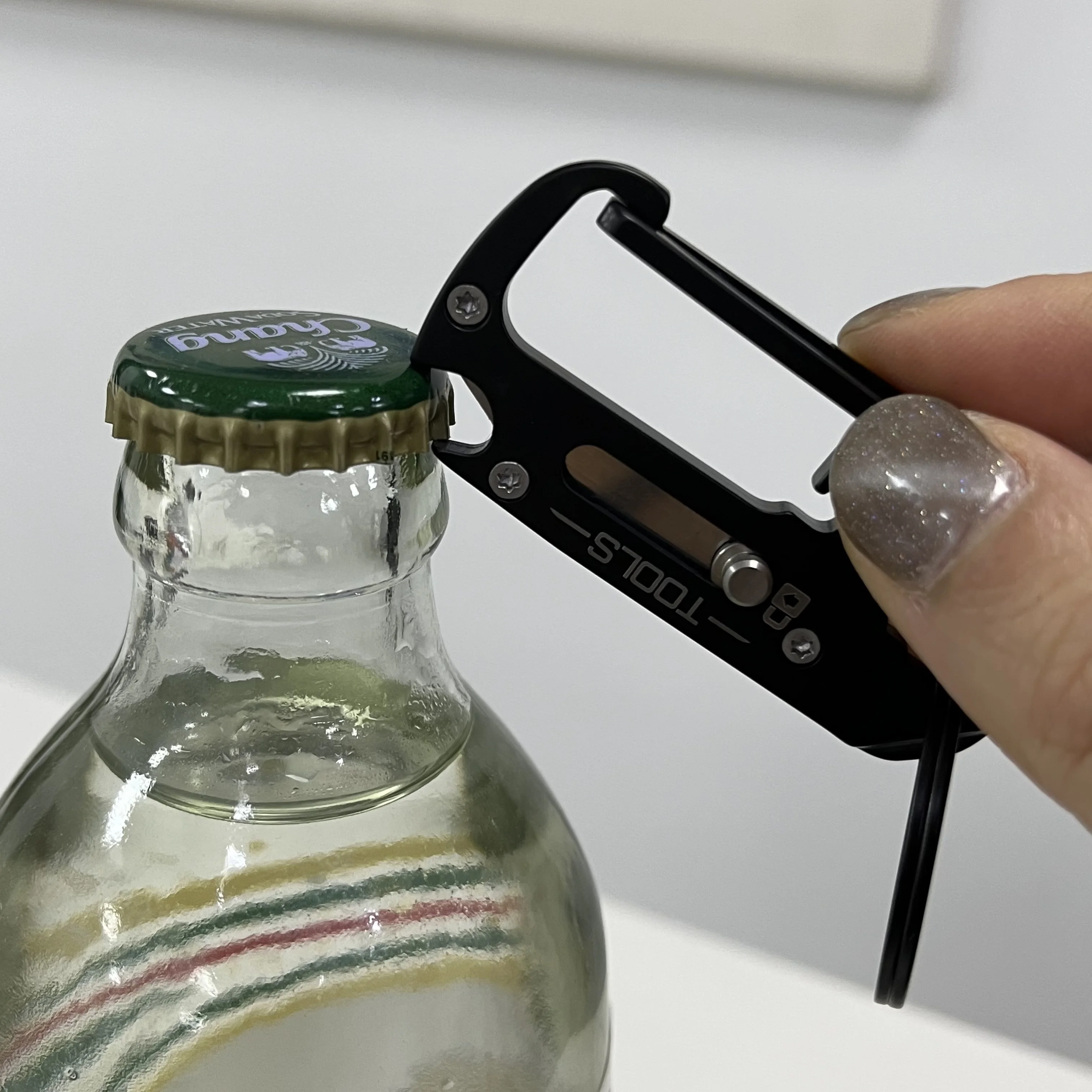 Premium Best Dad Gift Custom Engraving Mini Multi Tool Snap Hook Keychain