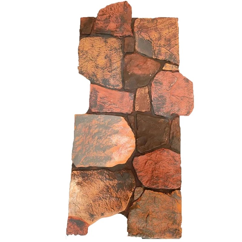 pu stone panel pu castle rock stone wall panel for exterior wall Ancient city wall cultural stone