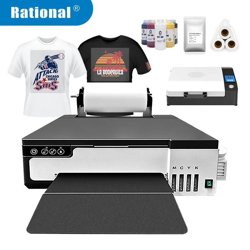XP600 DTF Inkjet Printer Impresora A4 DTF T Shirt Cloth Sticker Garment Printing Machine XP600 A4 DTF Printer