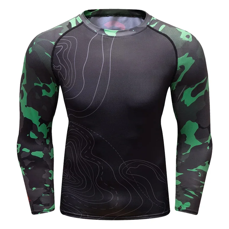 Wholesale Sublimation Spandex Customized Printing Long Sleeve T-shirt Customized Sublimation Fast Dry Long Sleeve