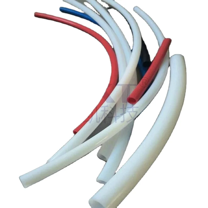 Dankai  soft flexible 1/4 ptfe tube water white pipe test tube PTFE tube