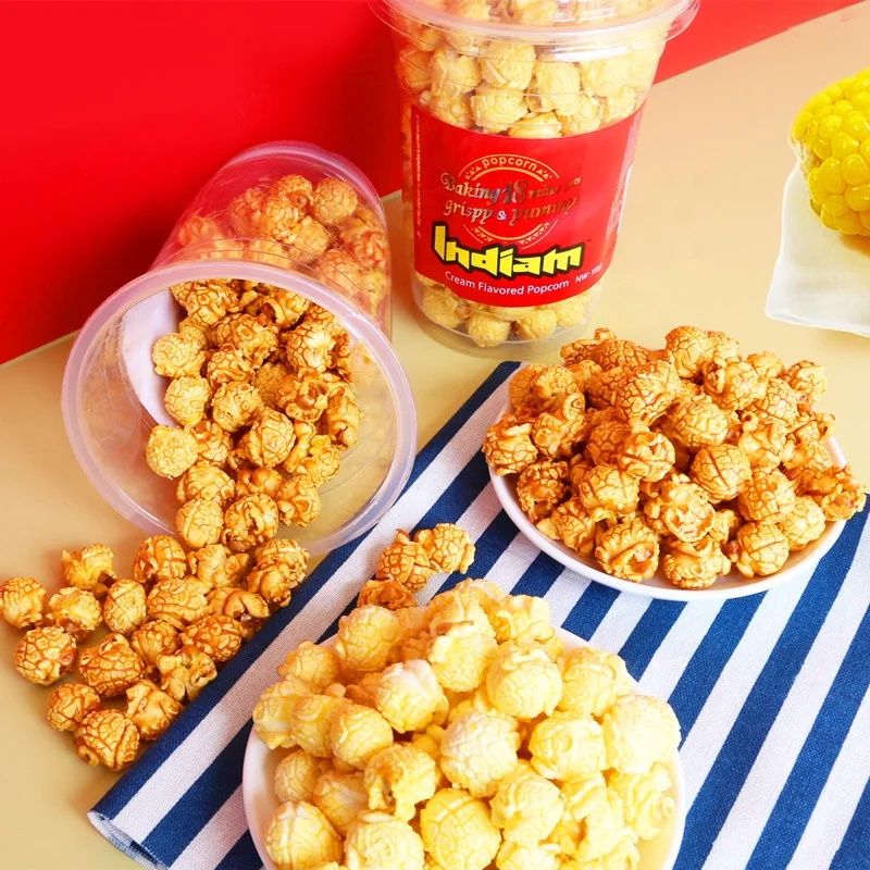 Ready-to-eat popcorn   Chinese head  brand Indiam healthy and nutritious grain snacks for vacations