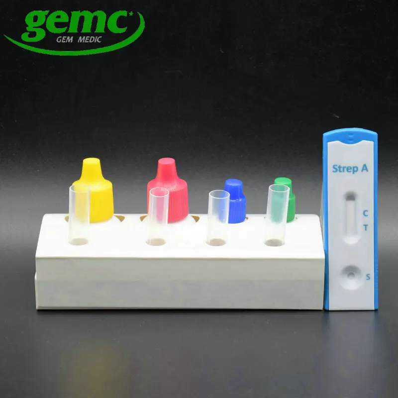 Hot selling strep a b rapid home test kits self diagnostic throat swab streptococcus for single use