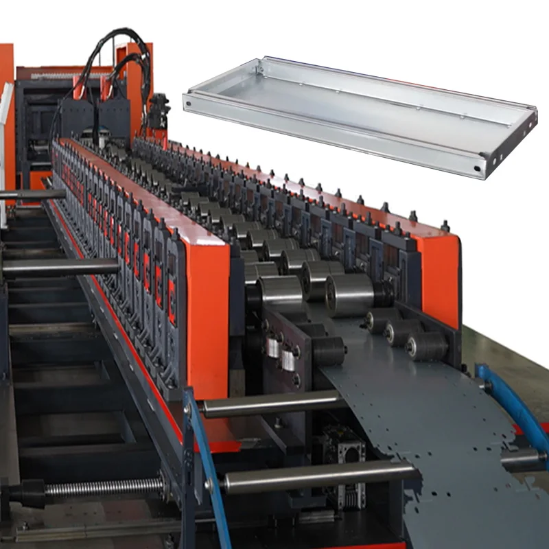 ZTRFM Full Automatic Muti Sizes In One Shelf Pallets Forming Machine Shelf Panel Roll Forming Machine