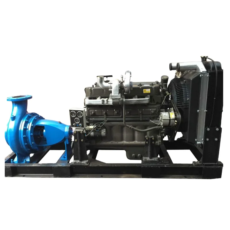 diesel engine horizontal end suction centrifugal water pump for irrigation agricultural