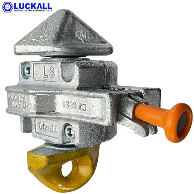 High Quality Carbon Steel Semi Automatic Twist Lock ISO Container Lashing Marine