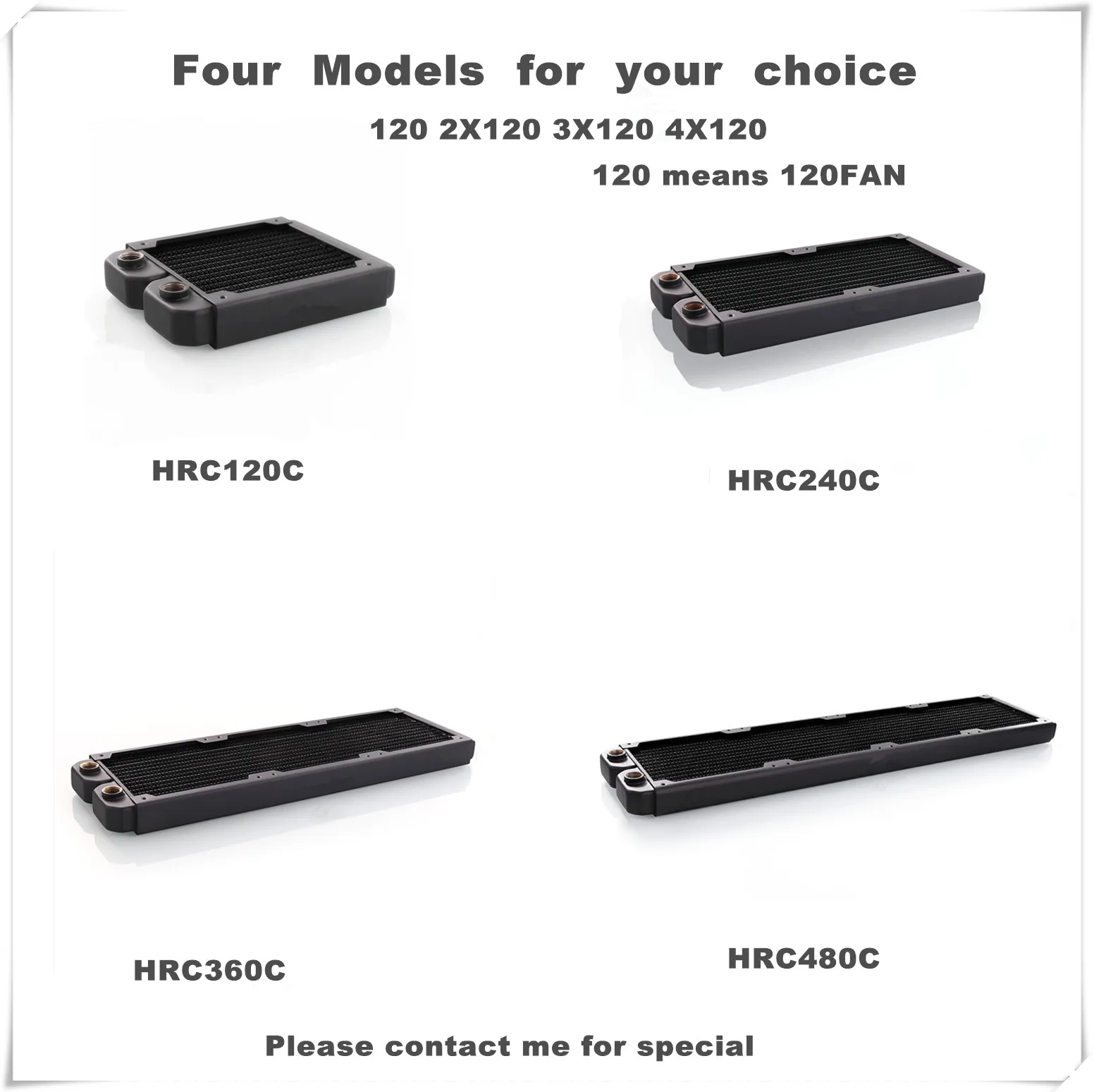 Copper Radiator 120d Cpu Liquid Water Cooling Equipment For Sale