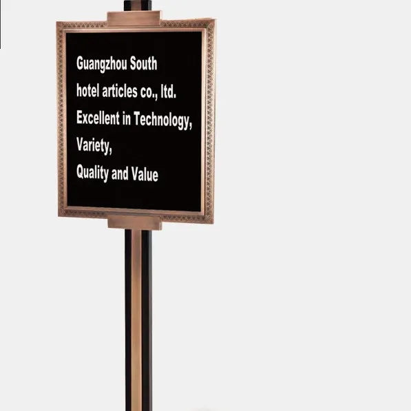 Signage Sign Vertical Sign Water  Poster Stand Display Stand Display Board Sign Stainless Steel