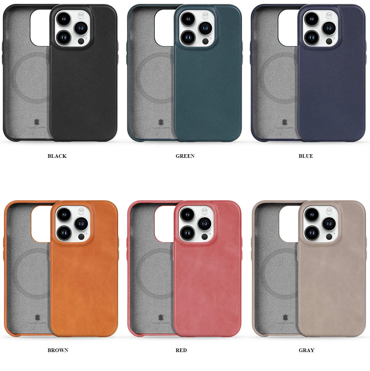 Luxury Genuine Leather Case for iPhone 14 leather Cases for iPhone 11 \ 12\13\14