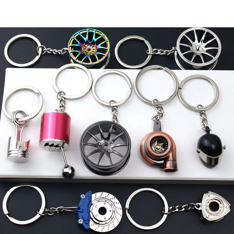 Custom 3D cartoon car keychain Carabiner keychain car key chain holder Car keychain wholesale