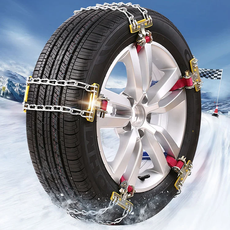 205-225 Universal Auto Emergency Tool Medium Anti Slip Tire Chain Snow Chains