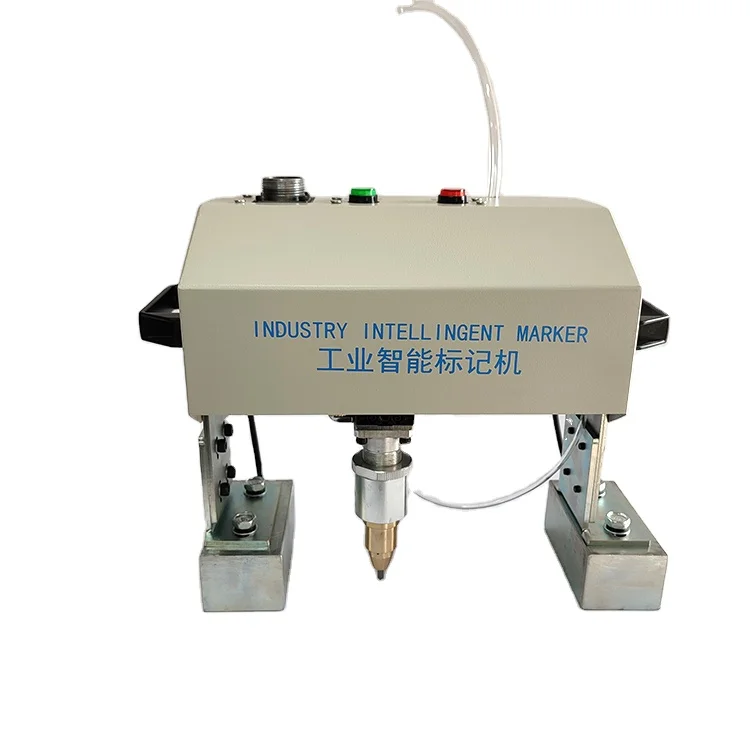 China hot sales150*40mm Pneumatic Dot Peen Marking Machine
