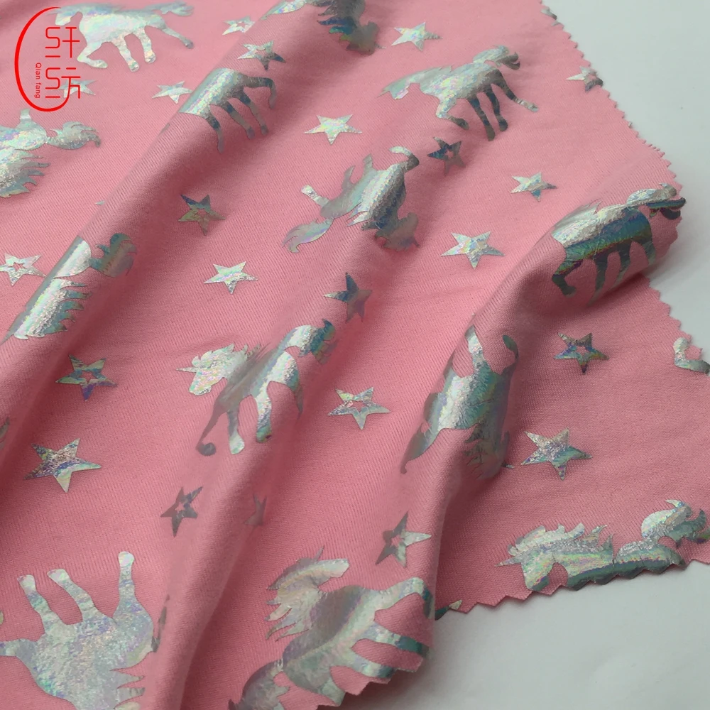 Whole sell DTY micro fiber polyester spandex metallic spandex fabric two-side brushed super soft for Garment wear girtl dress