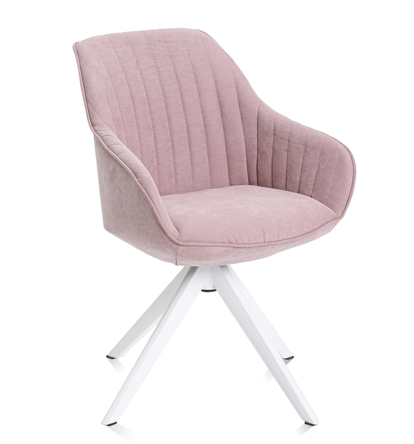 
OEM ODM Pink Back Support Upholstered Side Chair Armchair Home Living Room Chair 