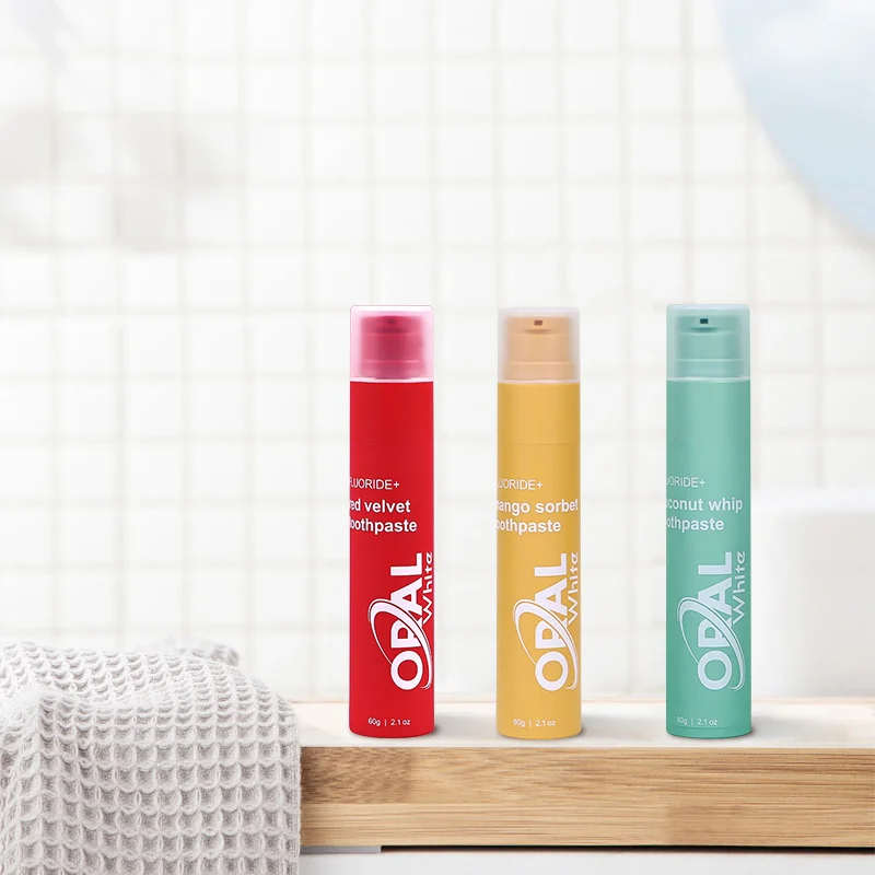 Trending Manufacturing Direct Sale Custom Private Label 60g Best Fruit Teeth Whitening Toothpaste